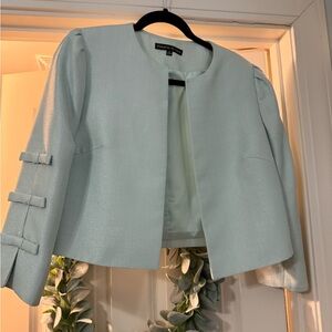 Preston & York Soft Blue Cropped Blazer